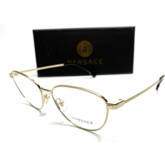 Versace Women's Gold Eyeglasses! - Picture 1 of 4